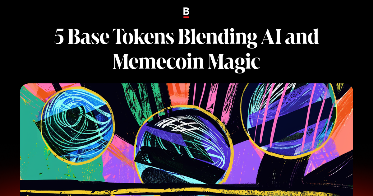 5 Base Tokens Blending AI and Memecoin Magic