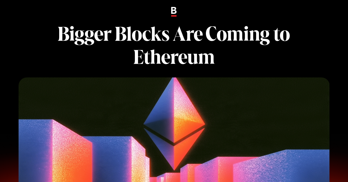 Ethereum протестировал обновление Glamsterdam с тройным увеличением размера блоков