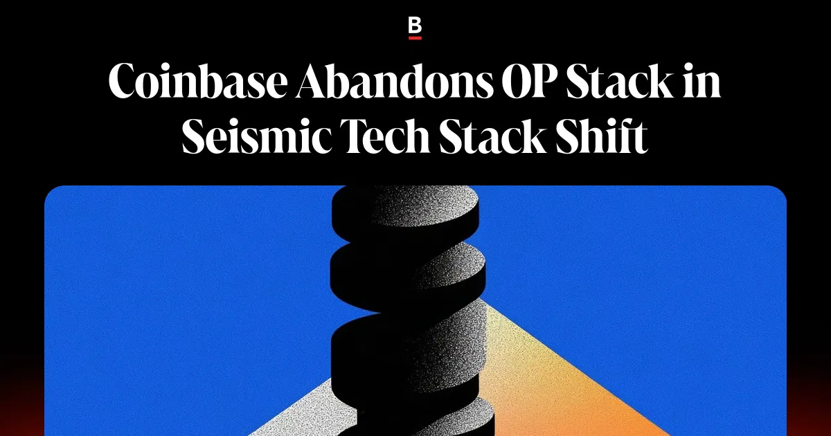 Coinbase Abandons Optimism's OP Stack in Seismic Shift