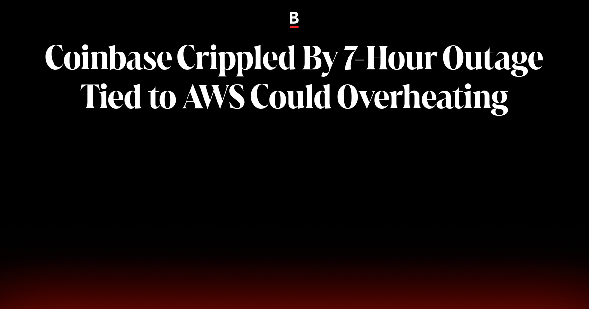 Coinbase Hit by 7-Hour Outage Tied to AWS Zone Failure | Bankless