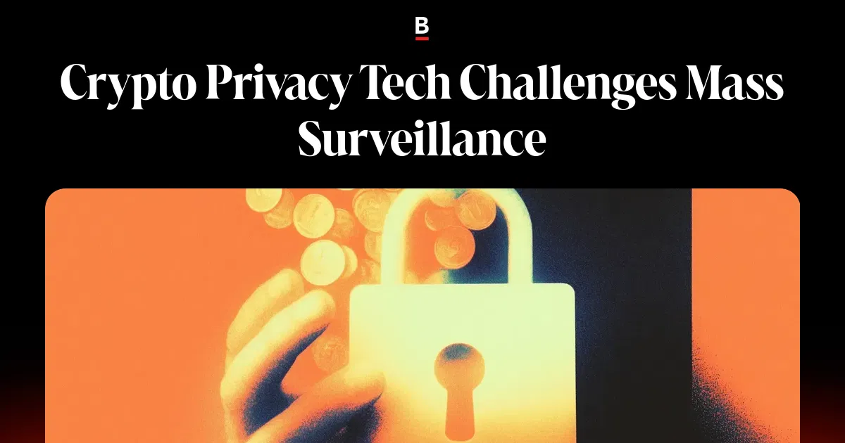 Privacy Tech Bitcoin Crypto Privacy Tech Challenges Mass Surveillance