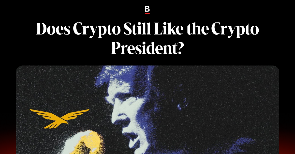 Does Crypto Still Like the Crypto President?