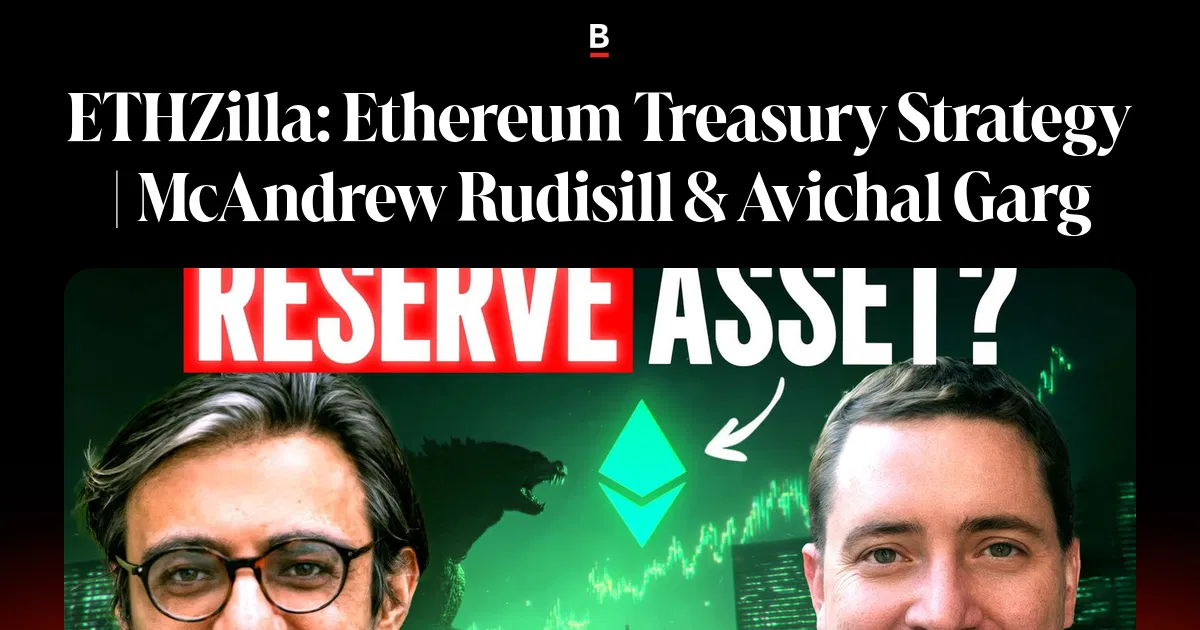 ETHZilla: Ethereum Treasury Strategy | McAndrew Rudisill & Avichal Garg