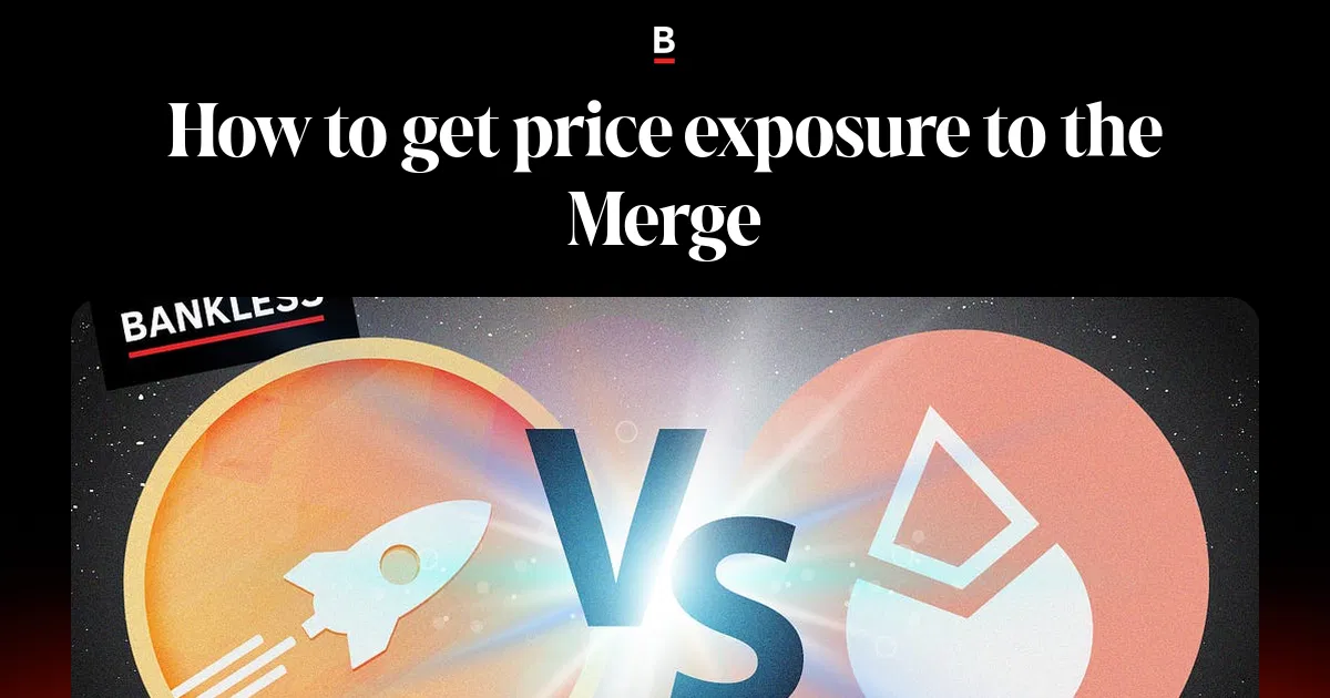 Merx Price. Connection How to get price exposure to the Merge