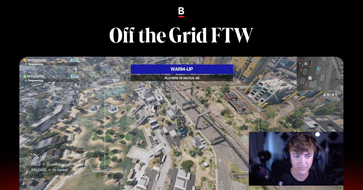 Off the Grid FTW
