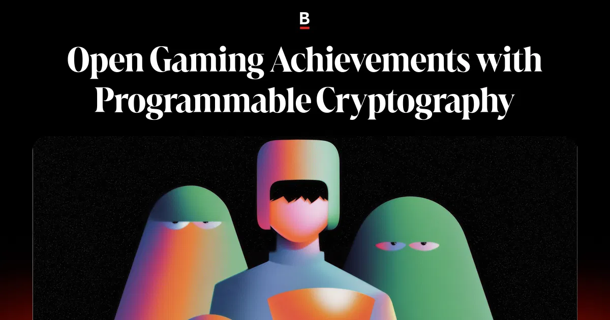Open Gaming Achievements with Programmable Cryptography
