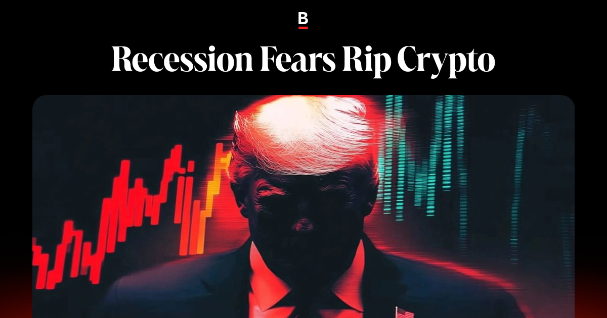 Hash Recession Recession Fears Rip Crypto