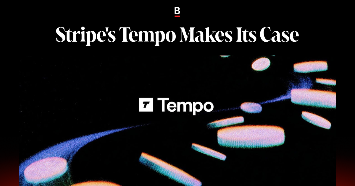 Stripe's Tempo makes its case (6 minute read)
