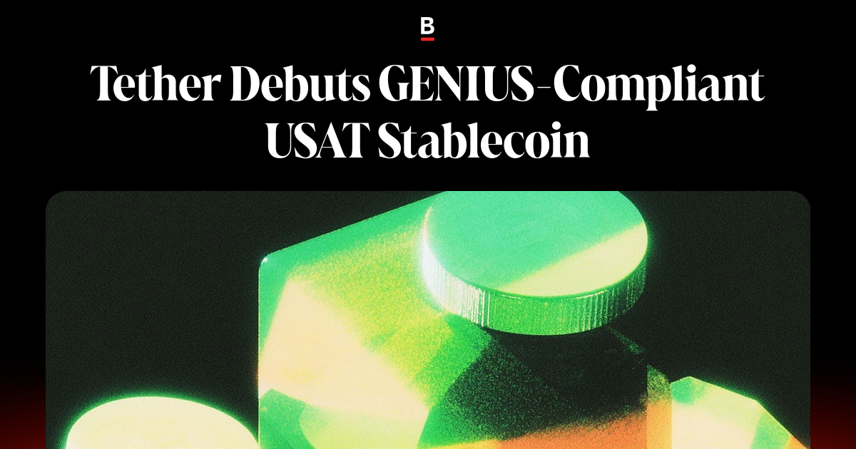 Tether Debuts GENIUS-Compliant USAT Stablecoin on