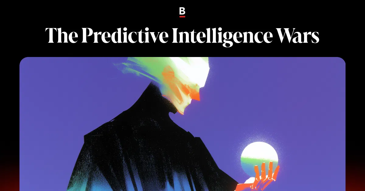 The Predictive Intelligence Wars