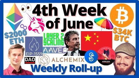 📺 ROLLUP: China Bitcoin Miners | RIP John McAfee | EIP-1559 Testnet | Layer 2 Summer