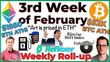 📺 ROLLUP:  ETH & BTC ATH's | NFT's | Andrew Yang | Bitwise DeFi Index | Reflexer launches RAI