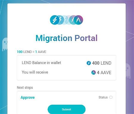 How to migrate LEND and stake AAVE