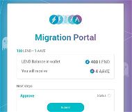 How to migrate LEND and stake AAVE