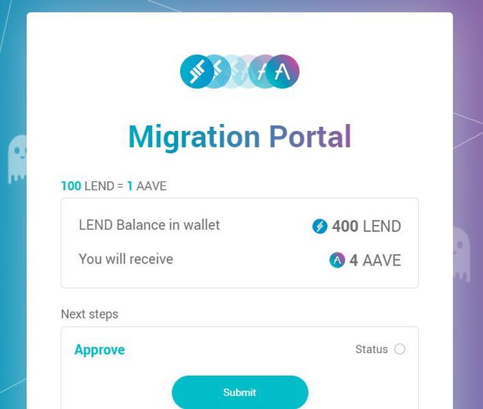 Cómo migrar LEND y stake AAVE